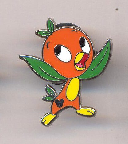 Orange Bird Pin - blog