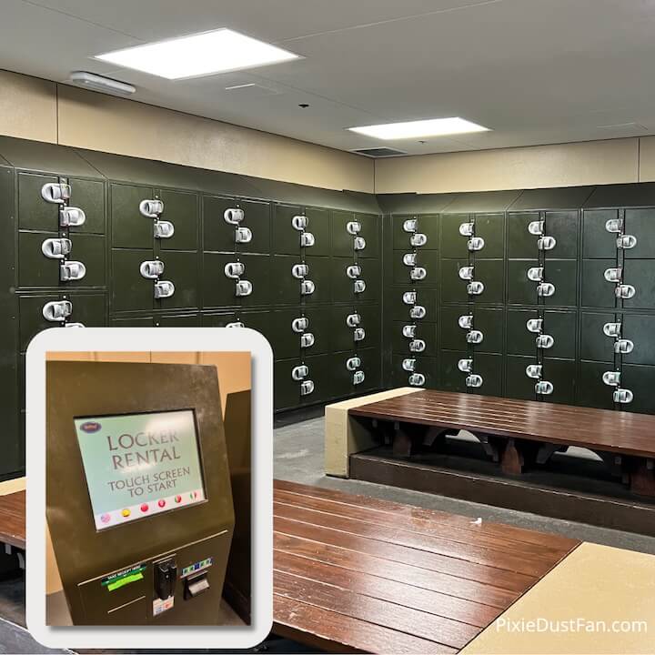 Are there lockers for rent at Walt Disney World? Pixie Dust Fan