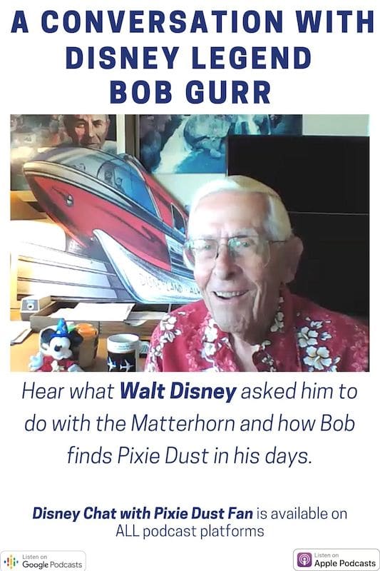 Podcast 59 - Conversation With Disney Legend Bob Gurr