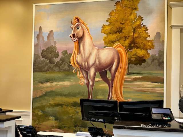 Disney horses Saratoga Springs lobby