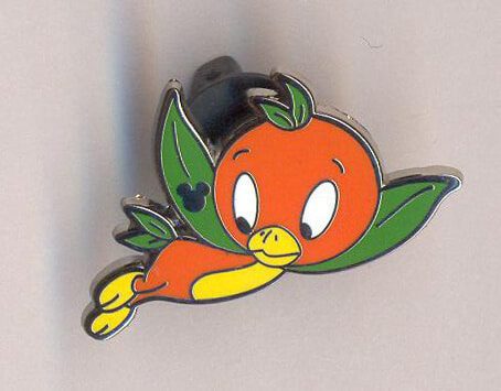 Orange Bird Pin with HM