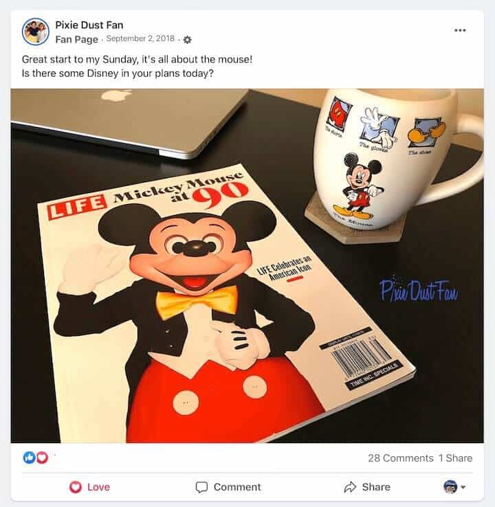 Pixie Dust Fan Disney mug September 2018