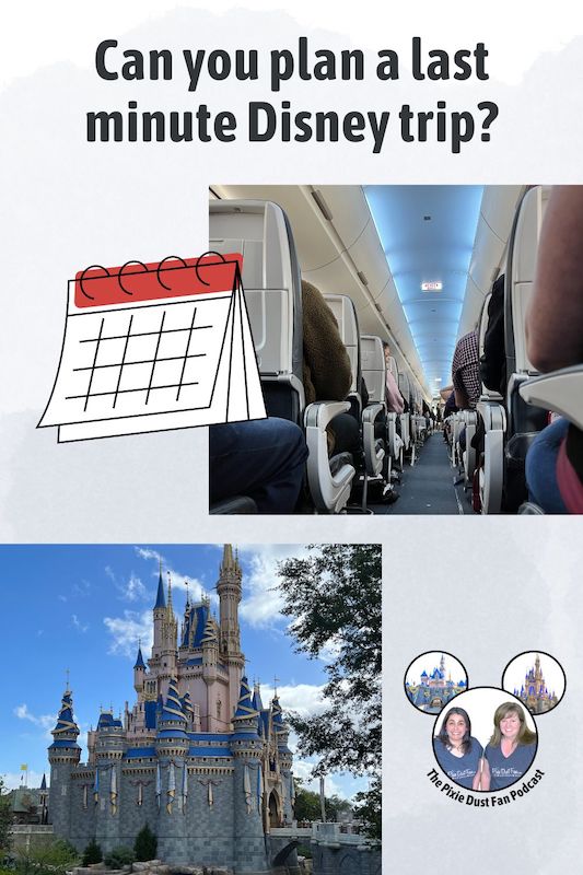 Can you book a last minute Walt Disney World vacation?