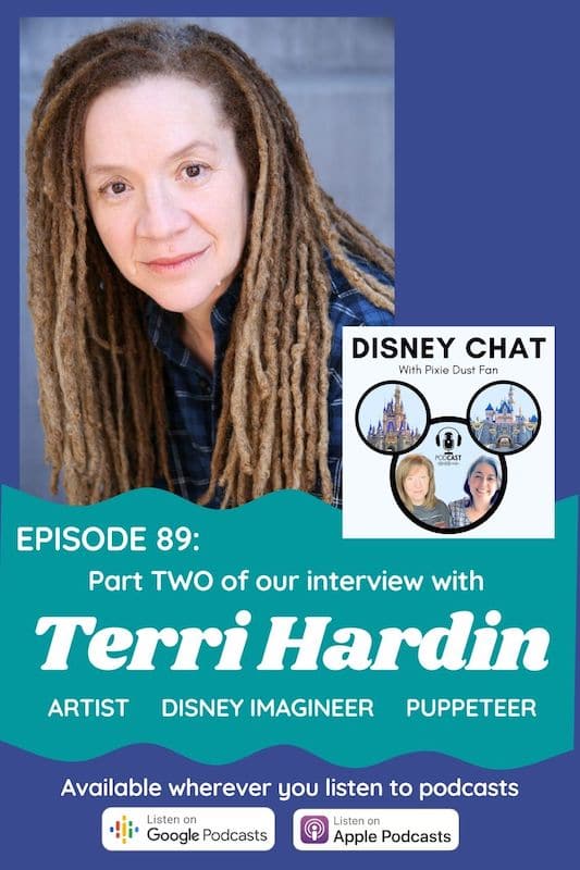Podcast 89 - Part 2 of our conversation with Disney Imagineer Terri Hardin