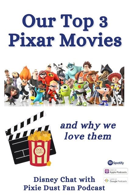 Podcast 79 - Our Top 3 Pixar Movies Of All Time