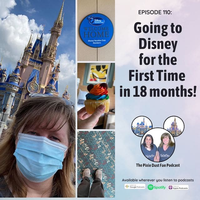Podcast 110 – Traveling to Walt Disney World, the first time in 18 months